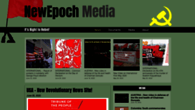 What Newepoch.media website looked like in 2020 (5 years ago)