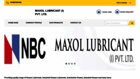 What Nbclubricants.com website looked like in 2020 (3 years ago)