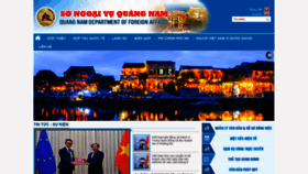 What Ngoaivuquangnam.gov.vn website looked like in 2020 (3 years ago)
