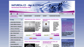 What Naturesa.cz website looked like in 2020 (3 years ago)