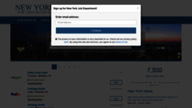 What Newyorkjobdepartment.com website looked like in 2020 (3 years ago)