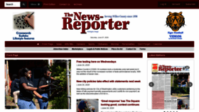 What News-reporter.com website looked like in 2020 (3 years ago)
