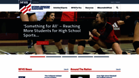 What Nfhs.org website looked like in 2020 (3 years ago)