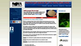 What Novawafers.com website looked like in 2020 (3 years ago)