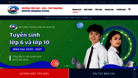 What Ngs.edu.vn website looked like in 2020 (3 years ago)
