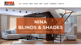 What Ninablinds.com website looked like in 2020 (3 years ago)