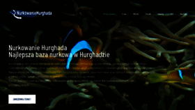 What Nurkowaniehurghada.pl website looked like in 2020 (3 years ago)