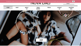 What Novadali.nl website looked like in 2020 (3 years ago)