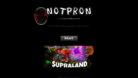 What Notpron.com website looked like in 2020 (3 years ago)