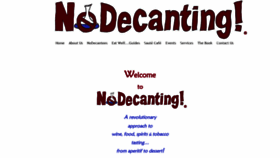 What Nodecanting.com website looked like in 2020 (3 years ago)