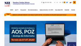 What Nfz-szczecin.pl website looked like in 2020 (6 years ago)