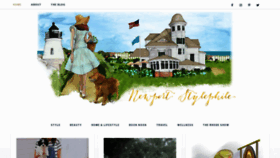 What Newportstylephile.com website looked like in 2020 (3 years ago)