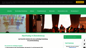 What Nachhaltig-in-brandenburg.de website looked like in 2020 (3 years ago)