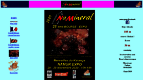 What Namineral.be website looked like in 2020 (3 years ago)