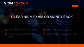 What Nismtop500.in website looked like in 2020 (3 years ago)