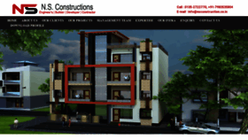 What Nsconstruction.co.in website looked like in 2020 (3 years ago)