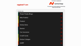 What Nagabola77.com website looked like in 2020 (3 years ago)