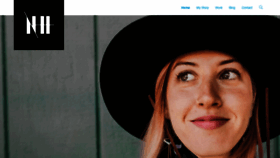 What Nicolehammonds.com website looked like in 2020 (3 years ago)