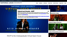What Nl.edu website looked like in 2020 (3 years ago)