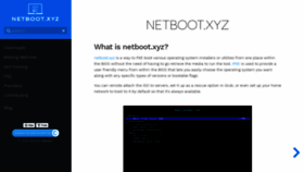 What Netboot.xyz website looked like in 2020 (3 years ago)