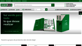 What Norelem.es website looked like in 2020 (3 years ago)