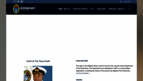 What Navy.mil.ng website looked like in 2020 (3 years ago)