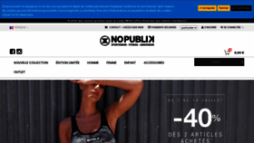 What Nopublik.com website looked like in 2020 (3 years ago)