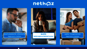 What Nethaz.com website looked like in 2020 (3 years ago)