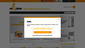 What Noflystore.fr website looked like in 2020 (3 years ago)