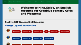 What Nina.guide website looked like in 2020 (3 years ago)