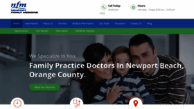 What Newportfamilymedicine.com website looked like in 2020 (3 years ago)