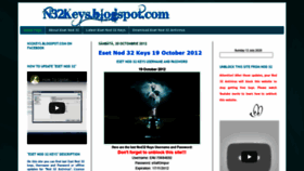 What N32keys.blogspot.com website looked like in 2020 (3 years ago)