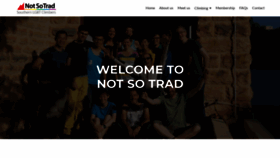 What Notsotrad.org website looked like in 2020 (3 years ago)