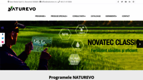 What Naturevo.ro website looked like in 2020 (3 years ago)