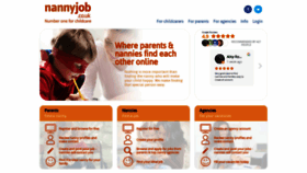What Nannyjob.co.uk website looked like in 2020 (3 years ago)