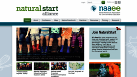 What Naturalstart.org website looked like in 2020 (3 years ago)
