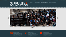 What Netrootsfoundation.org website looked like in 2020 (3 years ago)