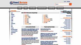 What Needscripts.com website looked like in 2020 (3 years ago)