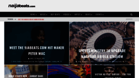 What Naijabeats.com website looked like in 2020 (3 years ago)