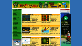 What Nejhry.eu website looked like in 2020 (3 years ago)