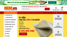 What Nem.vn website looked like in 2020 (3 years ago)