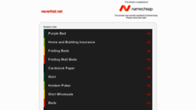 What Neverfold.net website looked like in 2020 (3 years ago)