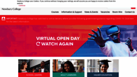 What Newbury-college.ac.uk website looked like in 2020 (3 years ago)