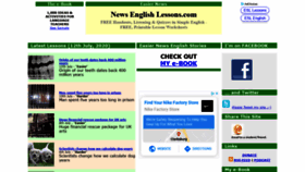 What Newsenglishlessons.com website looked like in 2020 (3 years ago)