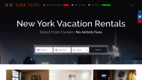 What Newyorkstay.com website looked like in 2020 (3 years ago)