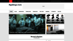 What Ngeblogs.com website looked like in 2020 (3 years ago)