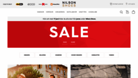 What Nilsonshoes.com website looked like in 2020 (3 years ago)