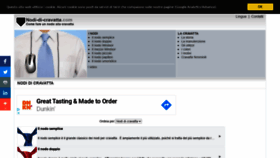 What Nodi-di-cravatta.com website looked like in 2020 (3 years ago)