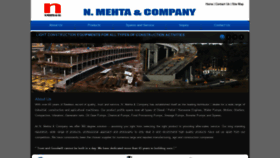 What Nmehtaandcompany.com website looked like in 2020 (3 years ago)