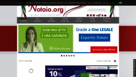 What Notaio.org website looked like in 2020 (3 years ago)